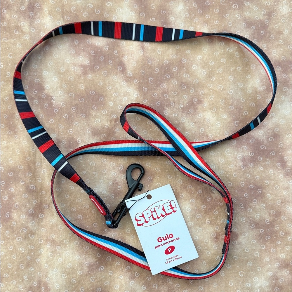 Spike! Striped Dog Leash